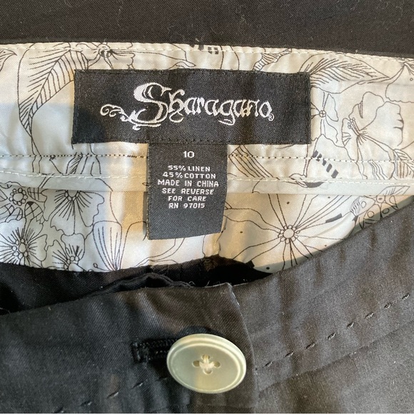 Black Sharagano 2pc Set - Jacket & Pants - Picture 16 of 16